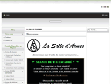 Tablet Screenshot of la-salle-darmes.com